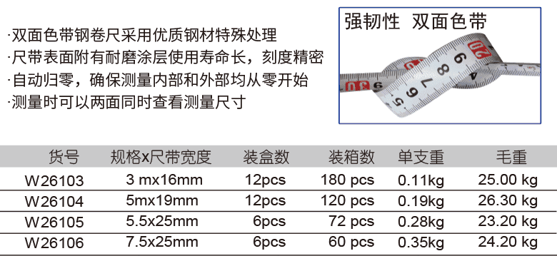 双面色带卷尺(图1)