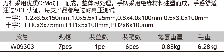 绝缘螺丝批组套(图1)