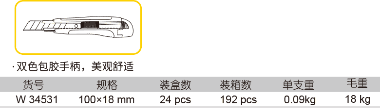 包胶美工刀(图1)